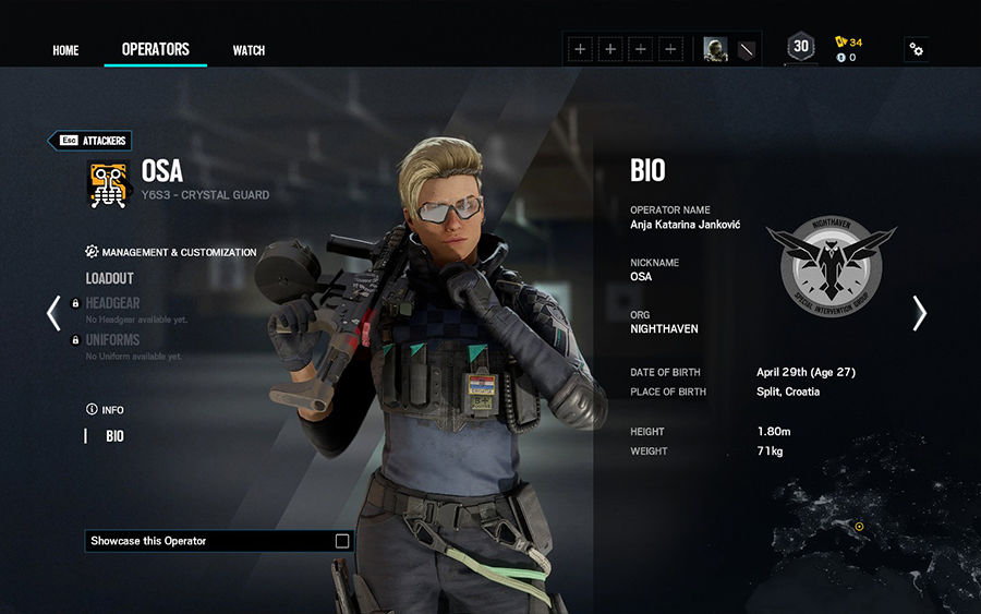 Rainbow Six Siege Crystal Guard sezonu neler getiriyor? - 1 Rainbow Six Siege Crystal Guard OSA operatörü
