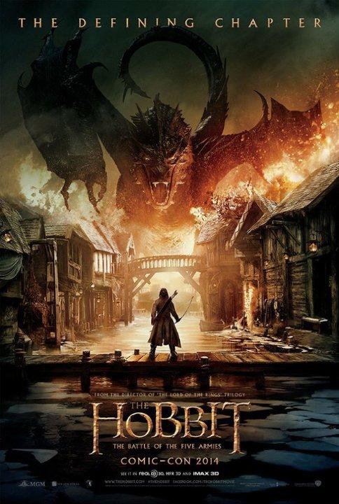 Hobbit: Beş Ordular Savaşı'nın posteri de geldi Hobbit: Beş Ordular Savaşı'nın posteri de geldi