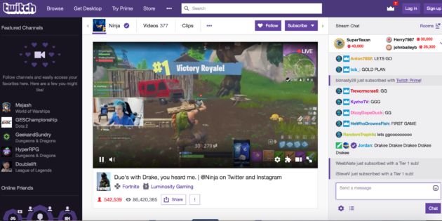 Şarkıcı Drake, Twitch yayınına katılınca izlenme rekoru kırıldı Şarkıcı Drake, Twitch yayınına katılınca izlenme rekoru kırıldı