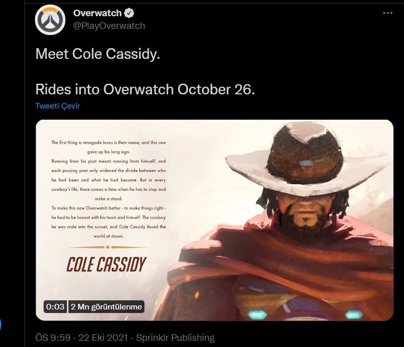 Overwatch McCree'nin adı değişti Overwatch McCree