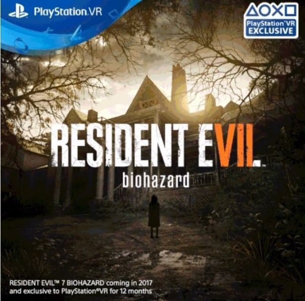 Resident Evil 7, bir sene boyunca PlayStation VR'a özel olacak Resident Evil 7, bir sene boyunca PlayStation VR'a özel olacak