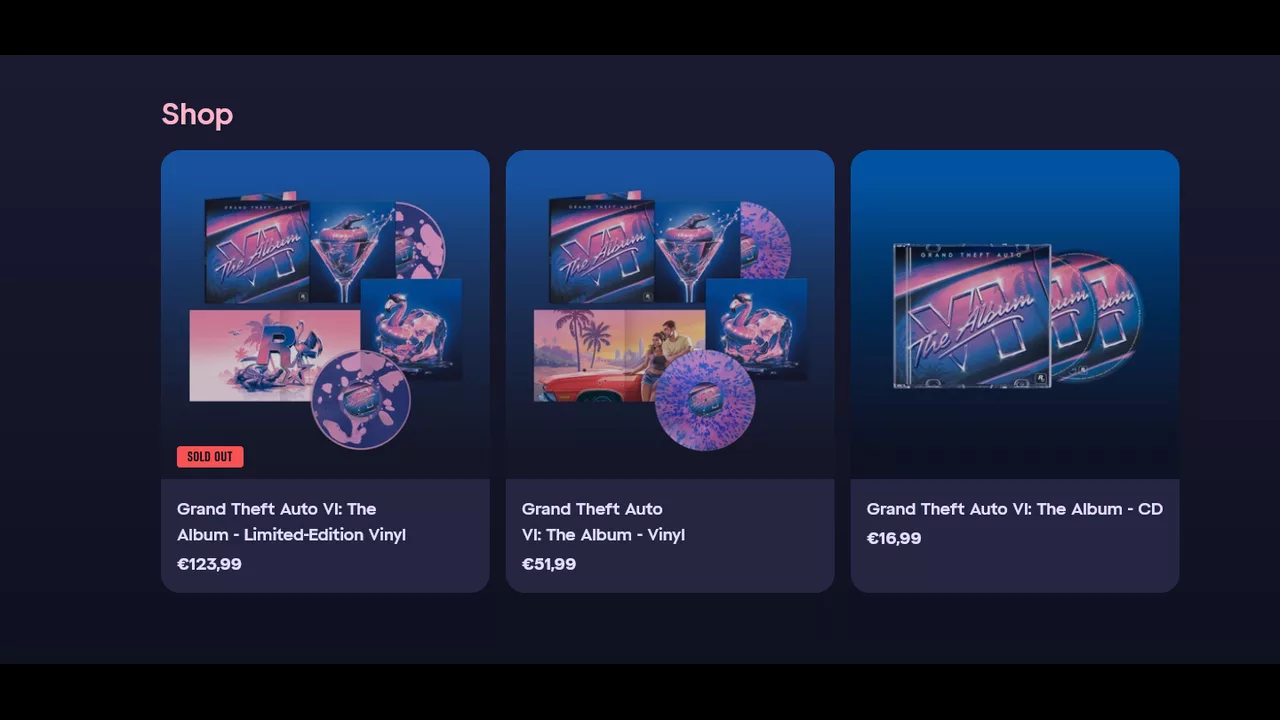 Grand Theft Auto VI: The Album Duyuruldu Grand Theft Auto VI: The Album Duyuruldu