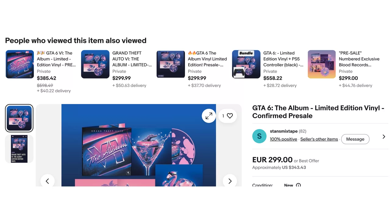 GTA 6’nın Özel Plağı Karaborsada Uçuk Fiyatlara Çıktı GTA 6’nın Özel Plağı Karaborsada Uçuk Fiyatlara Çıktı