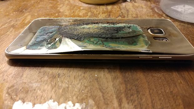 Şimdi de Samsung Galaxy S6 Edge Plus patladı - 3