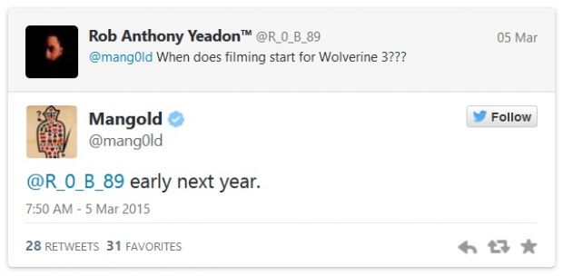 Wolverine 3 Çekimleri önümüzdeki yıl başlıyor Wolverine 3 Çekimleri önümüzdeki yıl başlıyor
