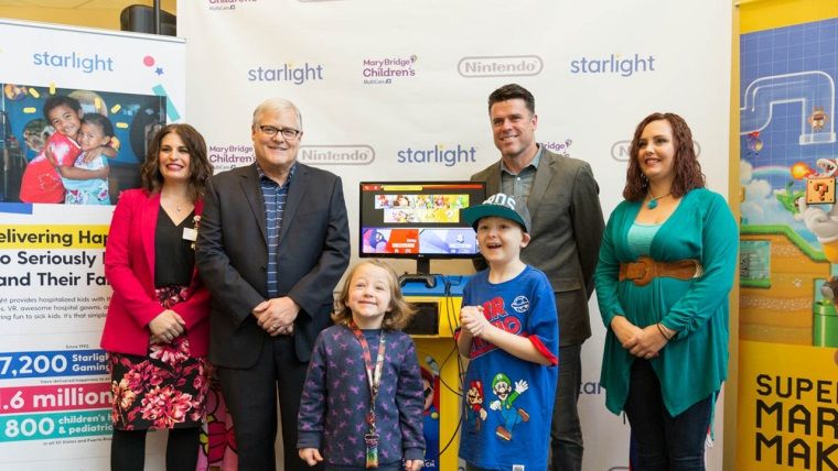 Starlight Nintendo Switch oyun istasyonları hastanelerde kullanılıyor Starlight Nintendo Switch oyun istasyonları hastanelerde kullanılıyor