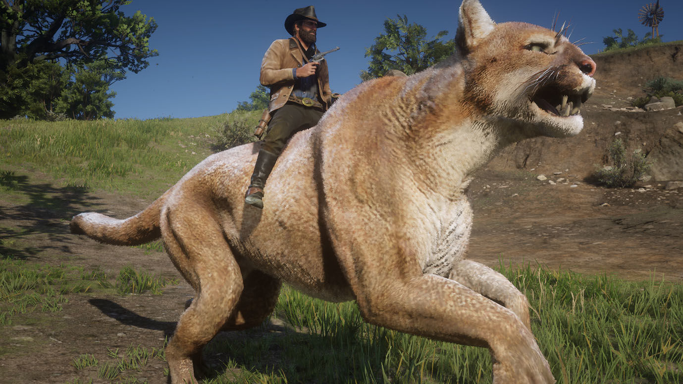 Red Dead Redemption 2'de devasa bir köpeği sürebilirsiniz - 2 Red Dead Redemption 2'de devasa bir köpeği sürebilirsiniz - 2