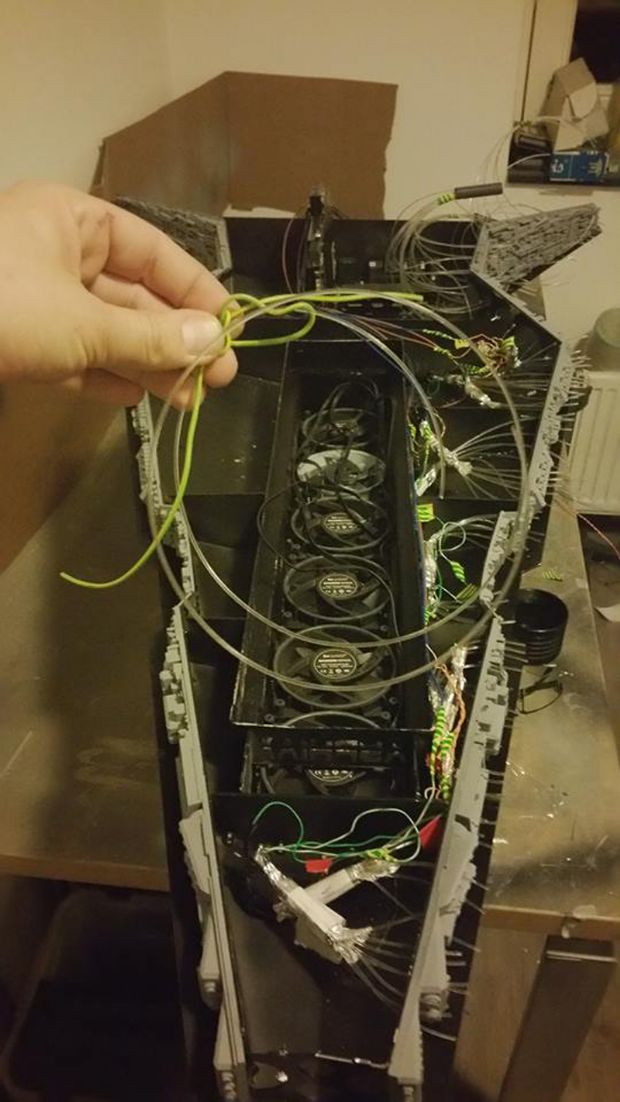 Star Destroyer'ın tasarımlı PC kasası - 2