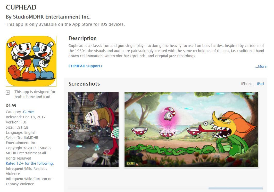 Sahte Cuphead oyunu, mobil platformu adeta karıştırmış durumda Sahte Cuphead oyunu, mobil platformu adeta karıştırmış durumda