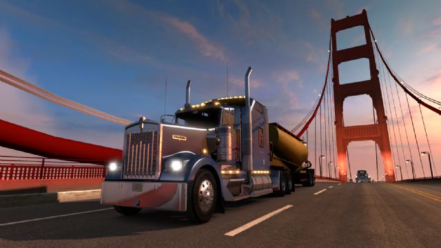 American Truck Simulator gerçek hayata karşı! American Truck Simulator gerçek hayata karşı!