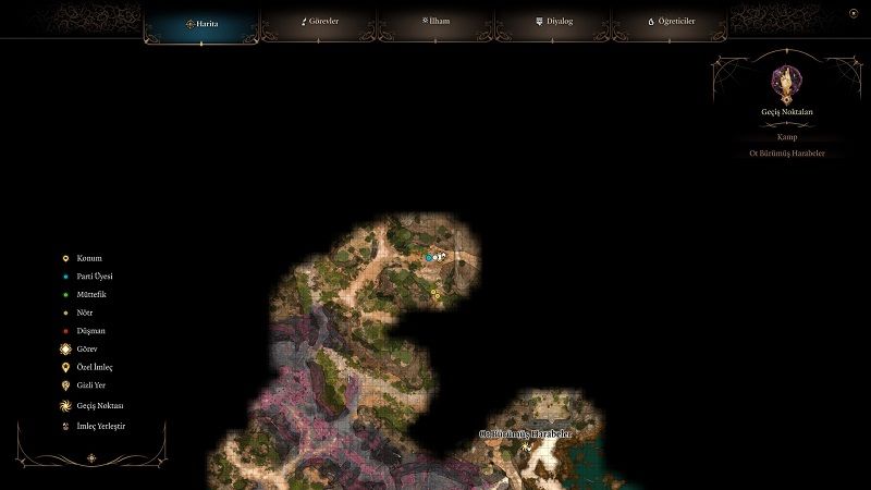 Baldur’s Gate 3 Yoldaşlar Yerleri - 1 Baldur’s Gate 3 Yoldaşlar Yerleri - 1