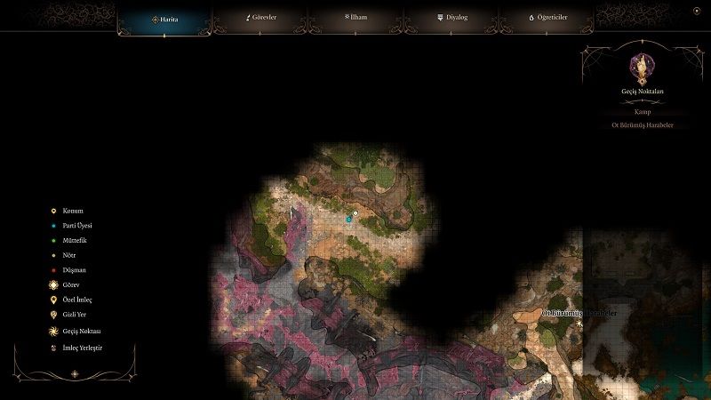 Baldur’s Gate 3 Yoldaşlar Yerleri - 4 Baldur’s Gate 3 Yoldaşlar Yerleri - 4