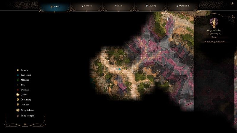 Baldur’s Gate 3 Yoldaşlar Yerleri - 5 Baldur’s Gate 3 Yoldaşlar Yerleri - 5