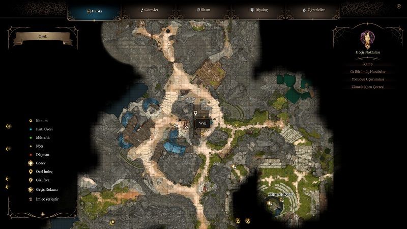 Baldur’s Gate 3 Yoldaşlar Yerleri - 6 Baldur’s Gate 3 Yoldaşlar Yerleri - 6
