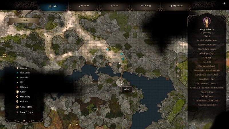 Baldur’s Gate 3 Yoldaşlar Yerleri - 8 Baldur’s Gate 3 Yoldaşlar Yerleri - 8