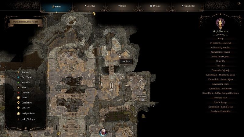 Baldur’s Gate 3 Yoldaşlar Yerleri - 9 Baldur’s Gate 3 Yoldaşlar Yerleri - 9