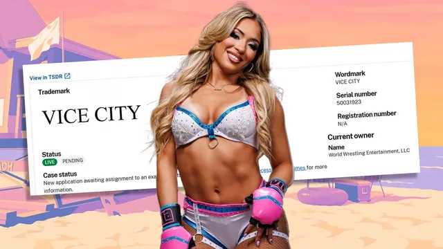 WWE Vice City Marka Başvurusundan Vazgeçti