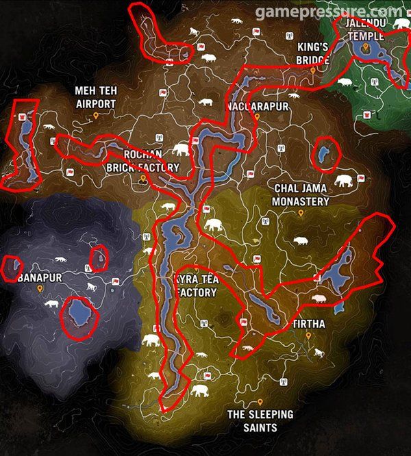Far Cry Primal ve Far Cry 4'ün haritası aslında aynı mı? - 1