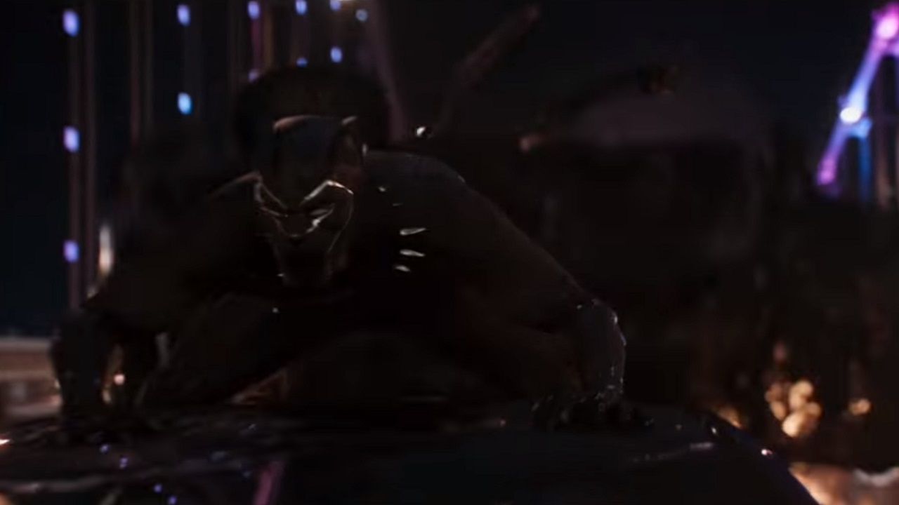Black Panther'ın arabalı kovalama sahnesi yayınlandı