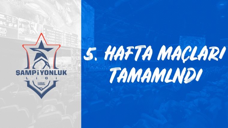 Şampiyonluk Ligi Kış Mevsimi 5. hafta sonuçları Şampiyonluk Ligi Kış Mevsimi 5. hafta sonuçları