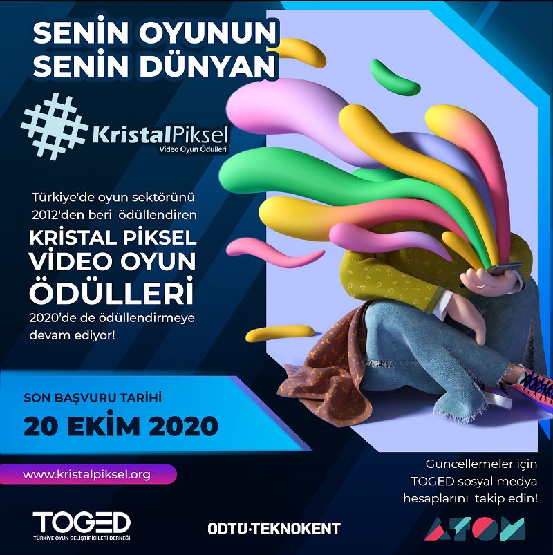 Kristal Piksel Video Oyun Ödülleri başvuruları devam ediyor Kristal Piksel Video Oyun Ödülleri başvuruları devam ediyor