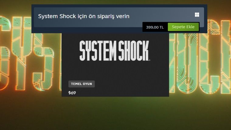 System Shock Türkiye fiyatı Epic Games'te Steam'den %496 daha ucuz System Shock Türkiye fiyatı Epic Games'te Steam'den %496 daha ucuz