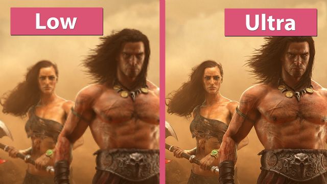 Conan Exiles'ın grafik ayarları arasında ne kadar fark var? Conan Exiles'ın grafik ayarları arasında ne kadar fark var?
