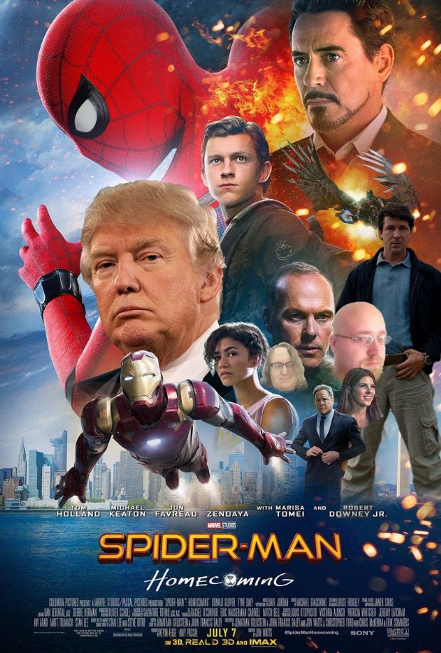 Örümcek Adam filminin posteri makara konusu oldu - 3