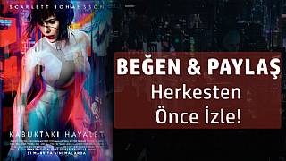 16 kişiyi Kabuktaki Hayalet gösterimine davet ediyoruz!