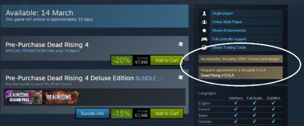 Dead Rising 4 PC'de Denuvo ile korunacak - 1 Dead Rising 4 PC'de Denuvo ile korunacak - 1