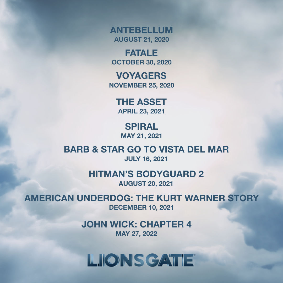 John Wick 4 ve diğer Lionsgate filmlerinin vizyon tarihi açıklandı John Wick 4 ve diğer Lionsgate filmlerinin vizyon tarihi açıklandı
