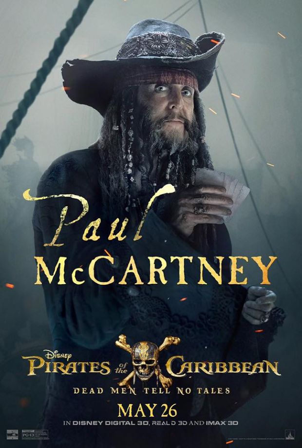 Paul McCartney, Karayip Korsanları filminde nasıl gözükecek?