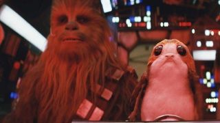 Chewbacca, Porg'a tokat atarsa