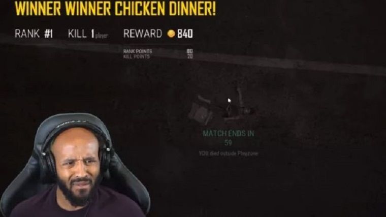 Eski UFC şampiyonu Pubg'de 1.oldu, kendi bile inanamadı Eski UFC şampiyonu Pubg'de 1.oldu, kendi bile inanamadı