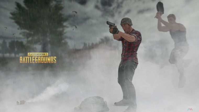 PUBG'de tava ile düşmanın üzerine ölümüne korkusuzca koşmak PUBG'de tava ile düşmanın üzerine ölümüne korkusuzca koşmak