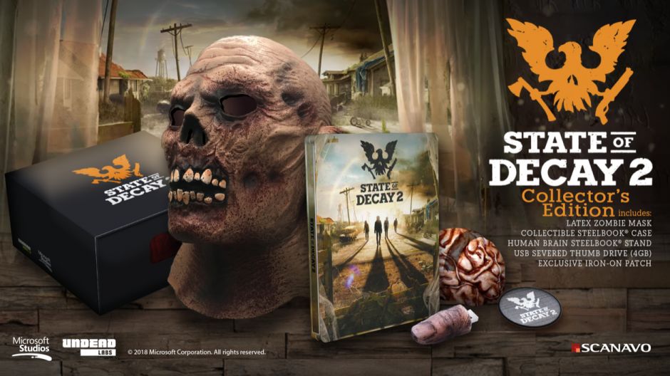 State of Decay 2'nin koleksiyon sürümünde Zombi parçaları var State of Decay 2'nin koleksiyon sürümünde Zombi parçaları var