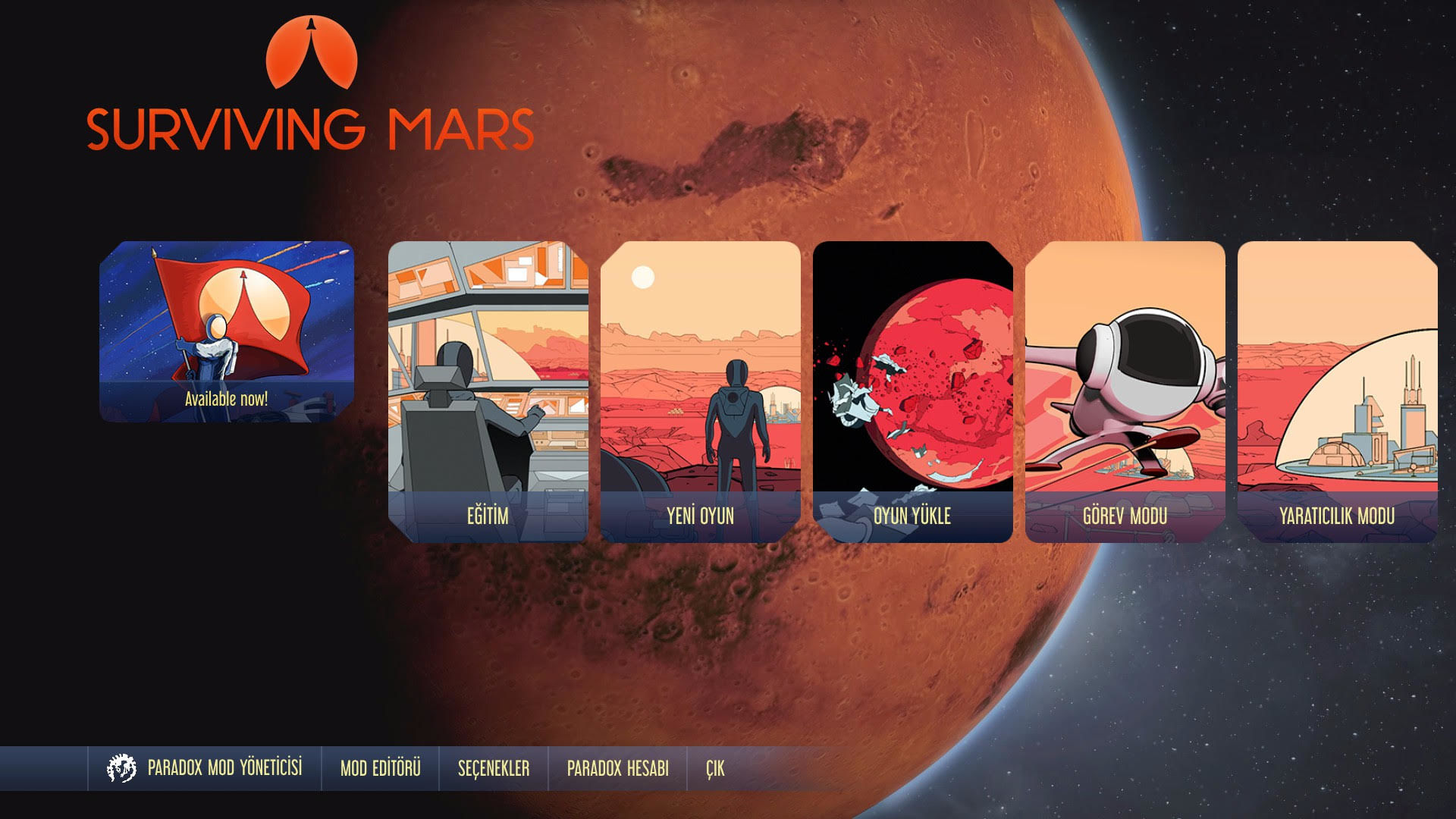 Surviving Mars Türkçe dil desteğine resmi olarak kavuştu - 1 Surviving Mars Türkçe dil desteğine resmi olarak kavuştu - 1
