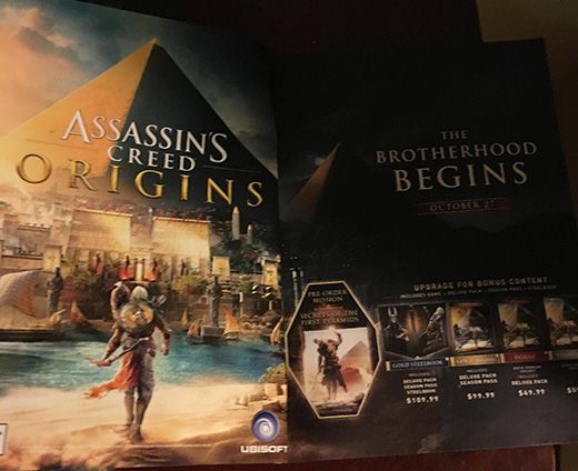 Assassin's Creed: Origins'in şimdi de çıkış tarihi ve yeni detayları sızdı Assassin's Creed: Origins'in şimdi de çıkış tarihi ve yeni detayları sızdı