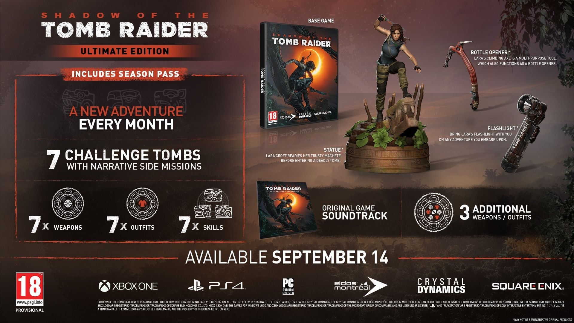 Square Enix, son Tomb Raider oyunu içeriklerini detaylandırdı Square Enix, son Tomb Raider oyunu içeriklerini detaylandırdı