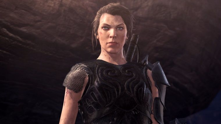 Milla Jovovich, Monster Hunter World oyununa ekleniyor Milla Jovovich, Monster Hunter World oyununa ekleniyor