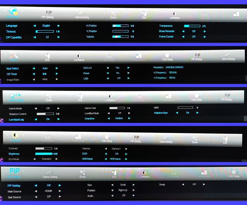AOC CU34G2X İnceleme: Kavisli Oyuncu Monitörü - 5 AOC CU34G2X İnceleme: Kavisli Oyuncu Monitörü - 5
