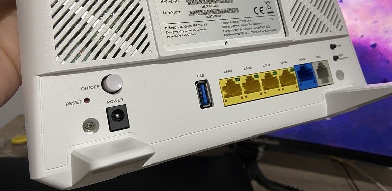 Zyxel VMG3625-T50B modem inceleme - 2 Zyxel VMG3625-T50B modem inceleme - 2