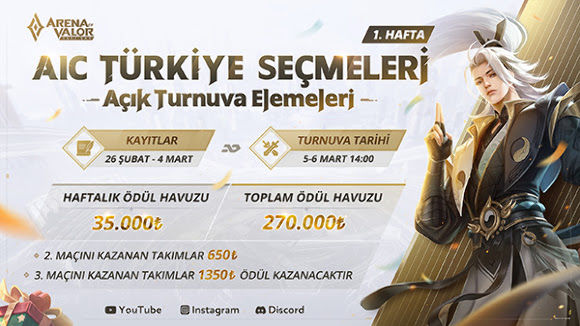 Arena of Valor’un 670 bin TL ödüllü ilk espor turnuvası başlıyor Arena of Valor’un 670 bin TL ödüllü ilk espor turnuvası başlıyor