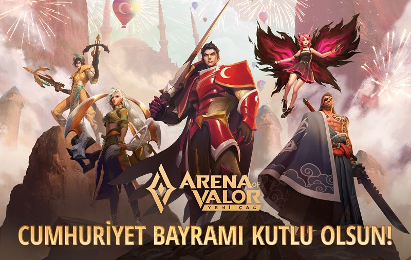 Arena of Valor: Yeni Çağ, Cumhuriyet Bayramı’nı özel etkinliklerle kutluyor Arena of Valor: Yeni Çağ, Cumhuriyet Bayramı’nı özel etkinliklerle kutluyor