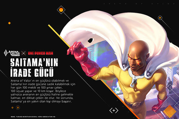 Arena of Valor: Yeni Çağ ve One-Punch Man işbirliği bugün başlıyor - 2 Arena of Valor: Yeni Çağ ve One-Punch Man işbirliği bugün başlıyor - 2