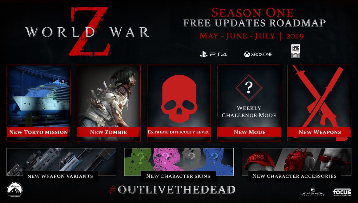 World War Z oyununun yol haritası açıklandı World War Z oyununun yol haritası açıklandı