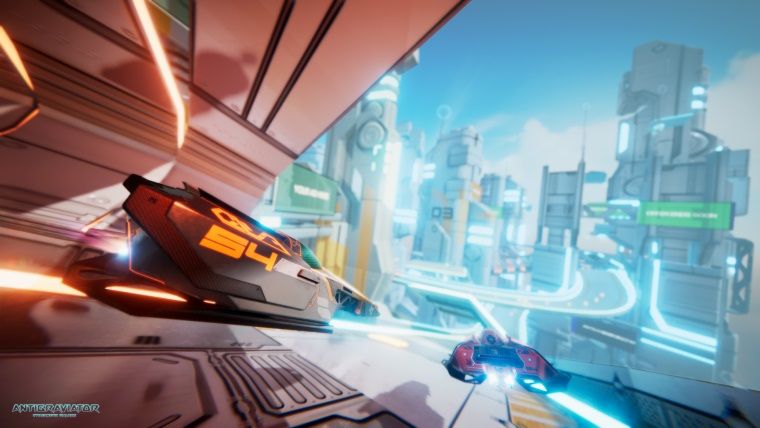 WipeOut'un tarzında yeni bir yarış oyunu: Antigraviator WipeOut'un tarzında yeni bir yarış oyunu: Antigraviator