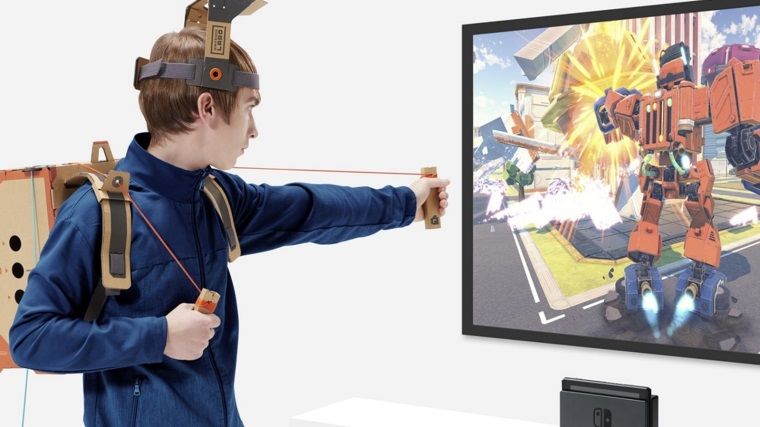 Nintendo Labo'nun karton parçaları ayrıca satın alınabilecek Nintendo Labo'nun karton parçaları ayrıca satın alınabilecek