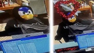 Sonic maskesiyle banka soymaya çalıştı