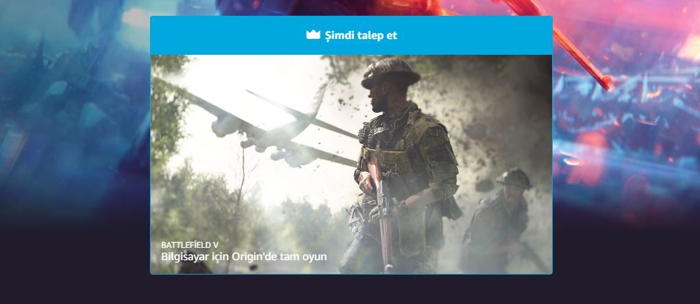 Battlefield 5 Prime Gaming abonelerine özel ücretsiz oldu Battlefield 5 Prime Gaming abonelerine özel ücretsiz oldu